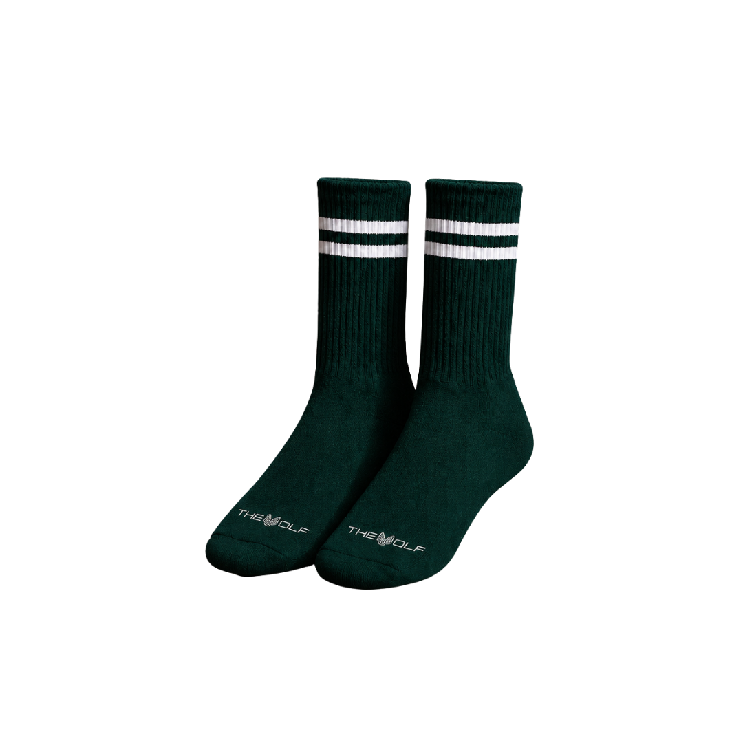 Calcetín Classic Rayas — Verde