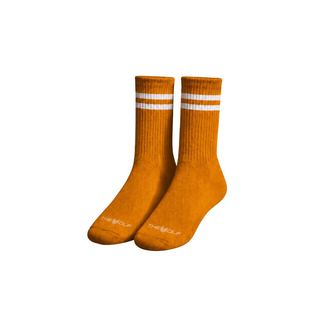 Calcetín Classic Rayas — Amarillo