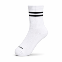 Calcetín Classic Rayas — Blanco