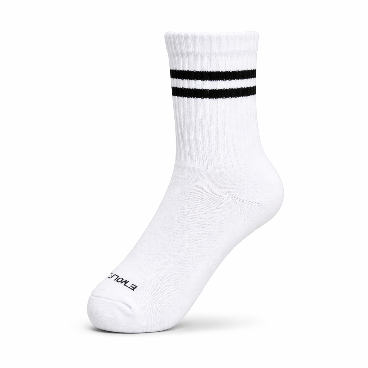 Calcetín Classic Rayas — Blanco