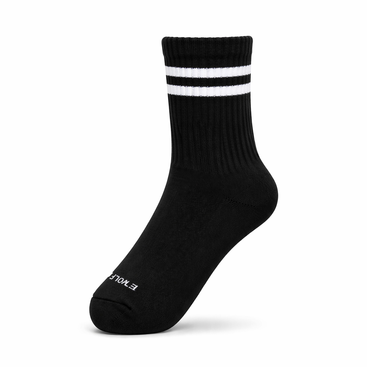 Calcetín Classic Rayas — Negro