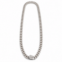 Cadena Cuban Link 8 mm - Acero 316L